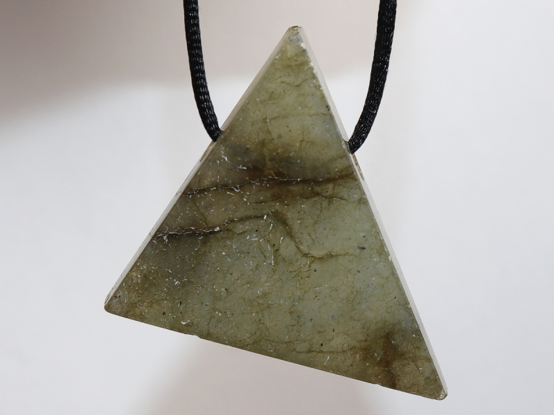 labradorite with cord or silver 925