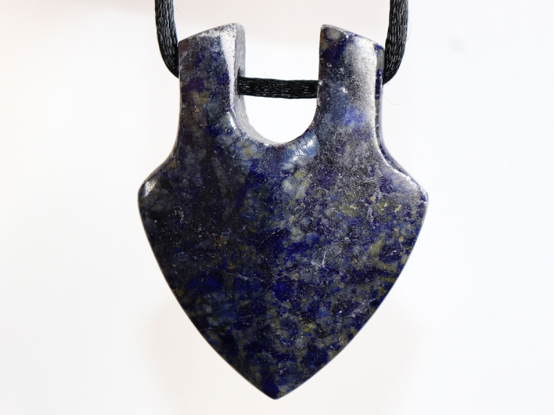 lapis lazuli with cord or silver 925