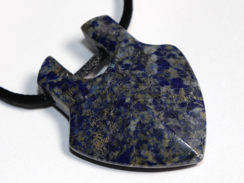lapis lazuli with cord or silver 925