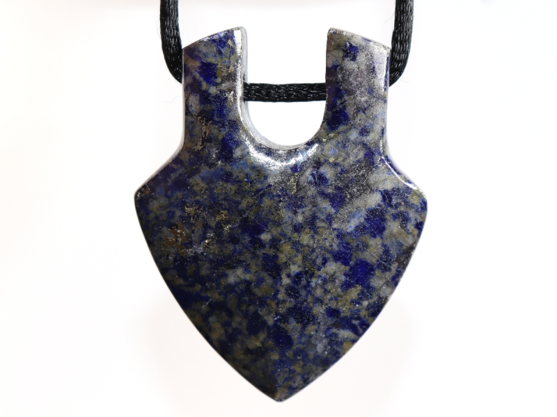 lapis lazuli with cord or silver 925