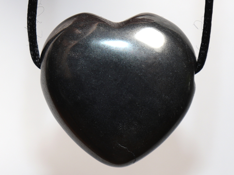 hematite with cord or silver 925