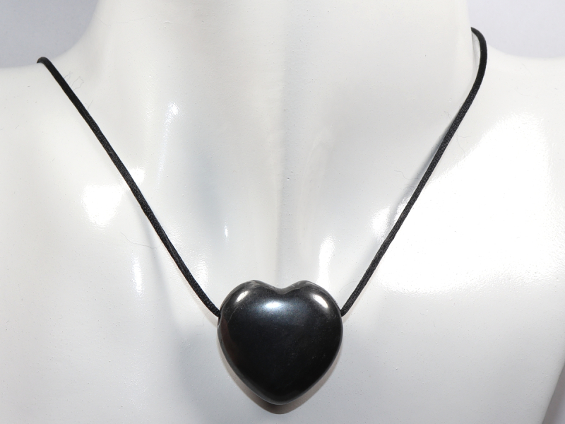 hematite with cord or silver 925