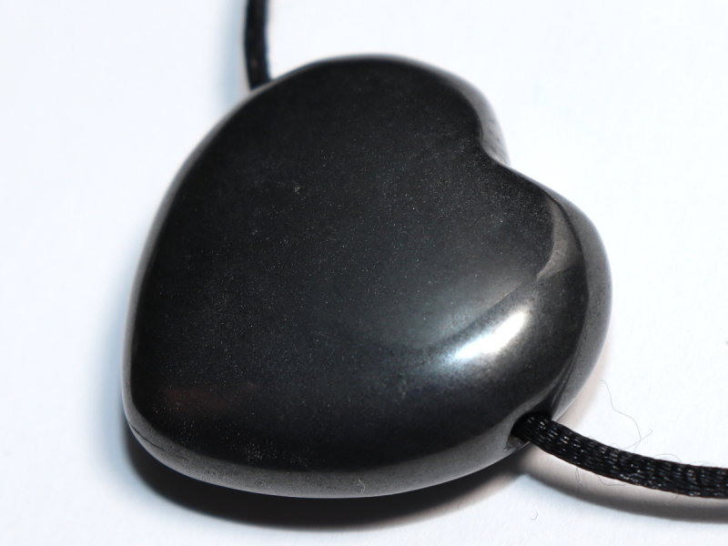 hematite with cord or silver 925