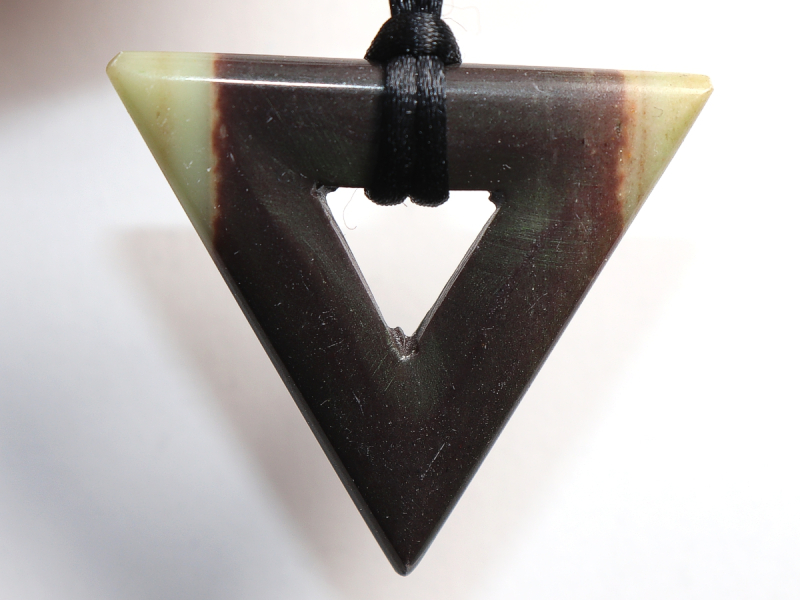 black banded jasper with cord