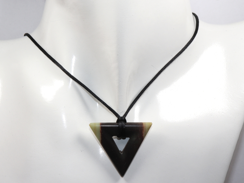 black banded jasper with cord