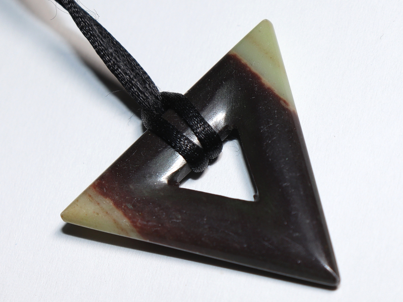 black banded jasper with cord