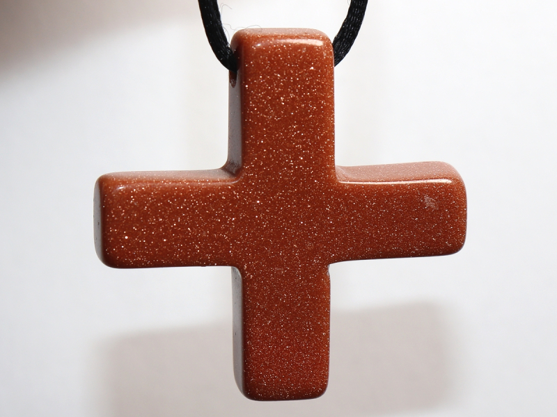 gold sandstone with cord or silver 925