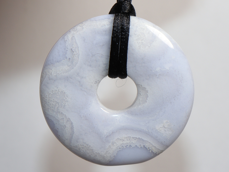 chalcedony with cord