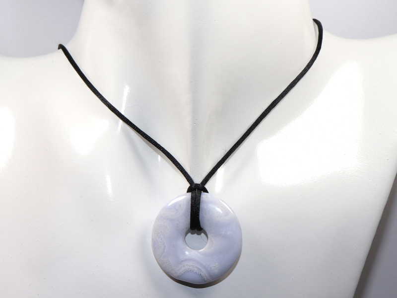 chalcedony with cord