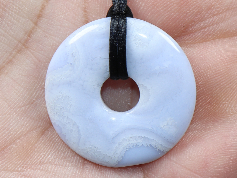 chalcedony with cord