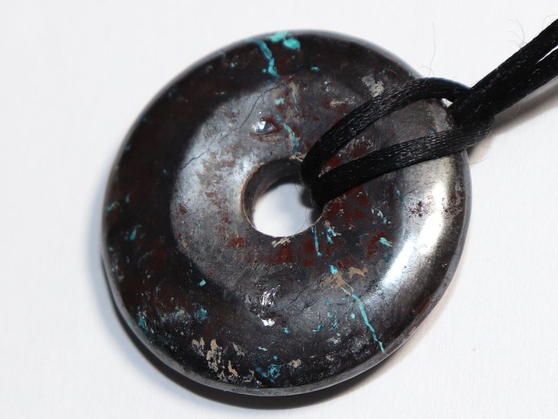 Hämatit-Chrysokoll mit Band