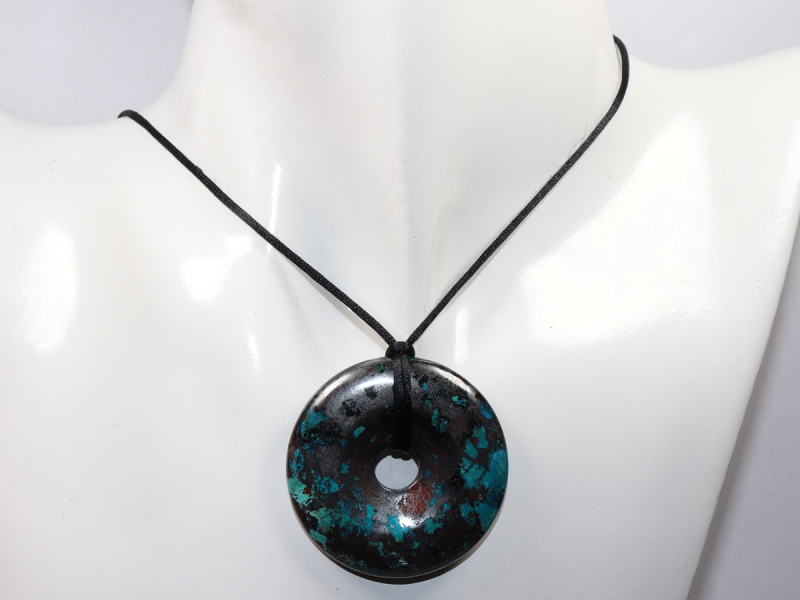 Hämatit-Chrysokoll mit Band