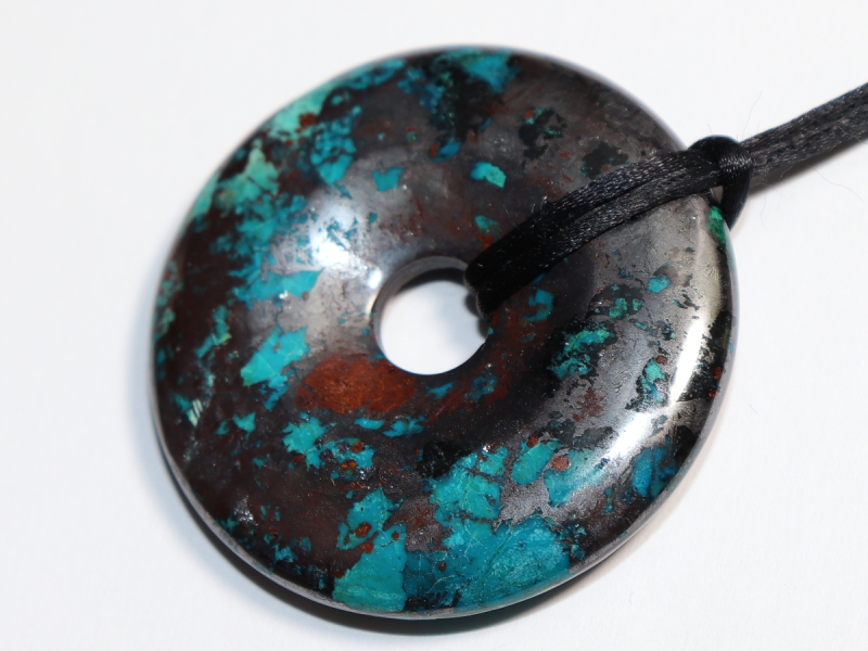 Hämatit-Chrysokoll mit Band