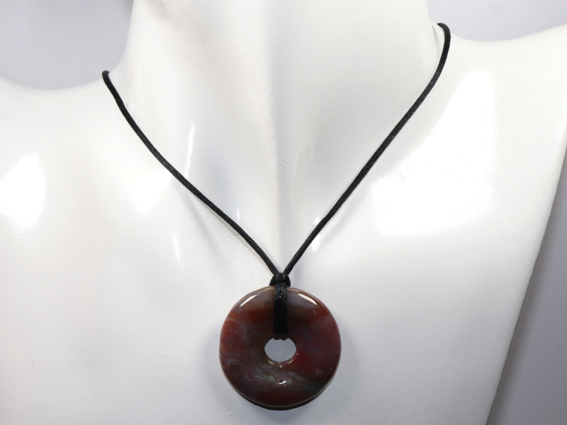 chalcedony with cord
