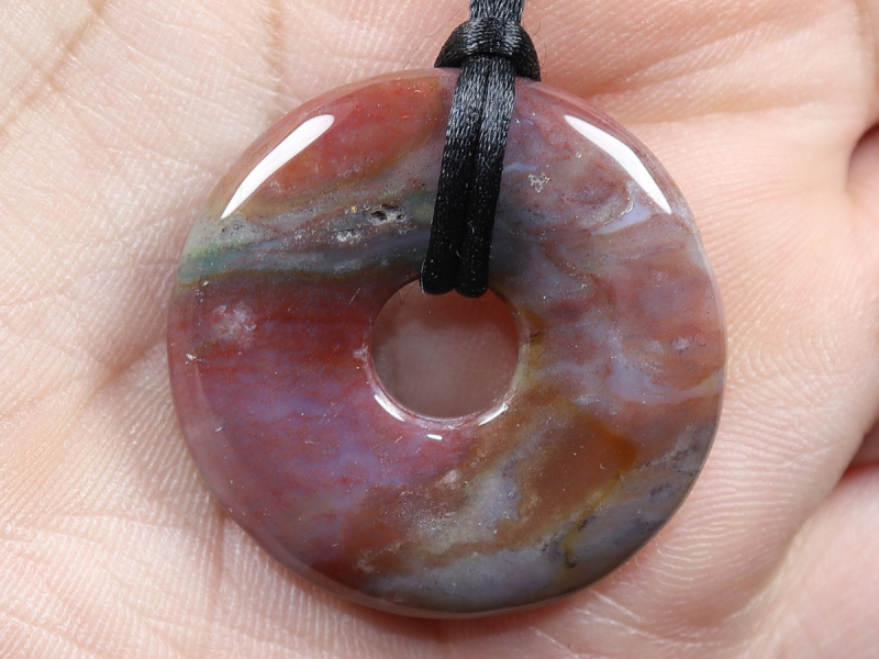 chalcedony with cord