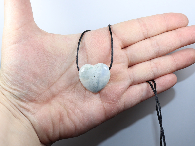 ocean jasper with cord or silver 925
