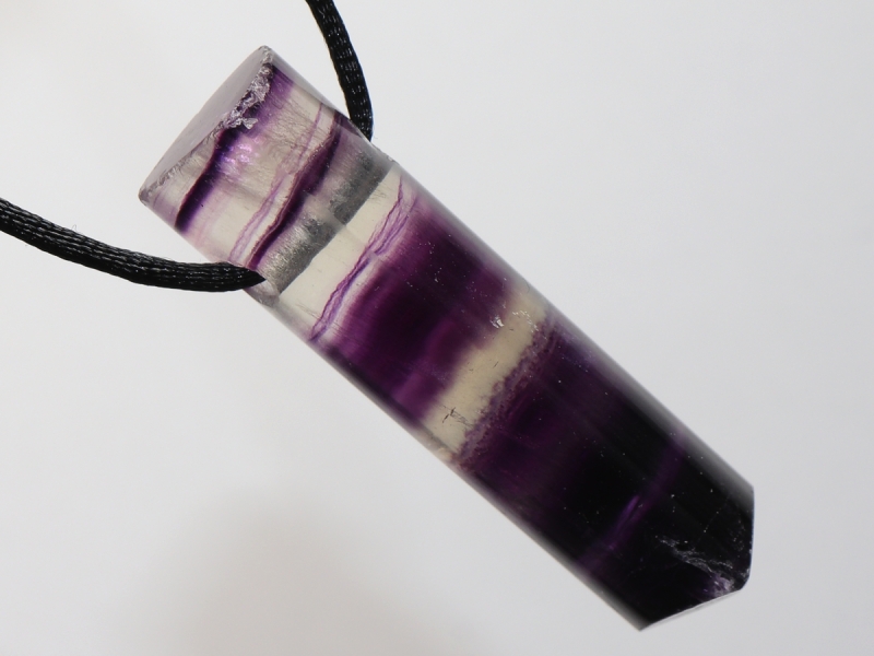 Fluorit mit Band oder Silber 925