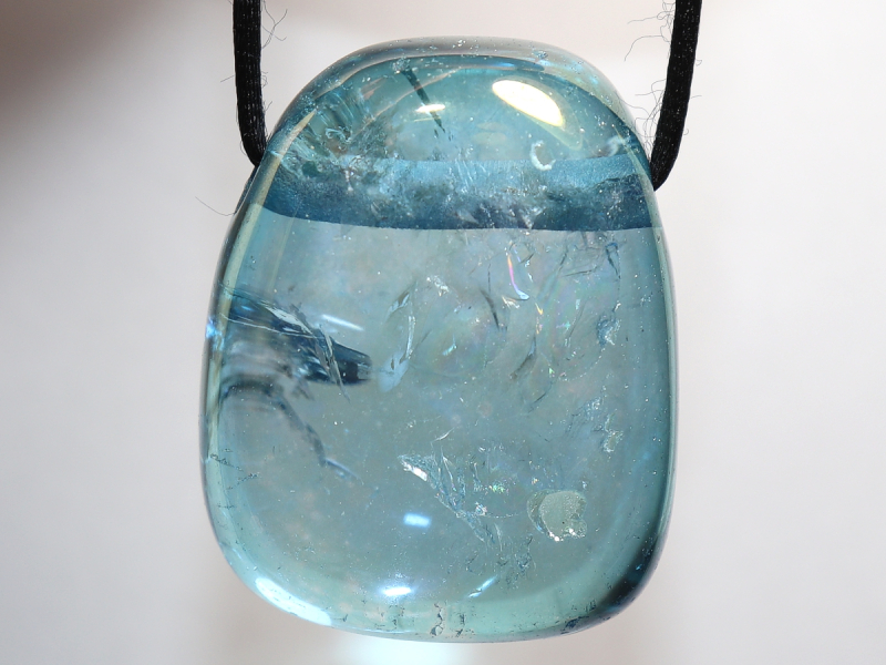 Aqua Aura mit Band oder Silber 925