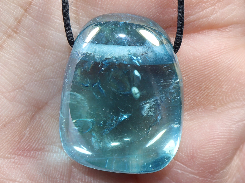 Aqua Aura mit Band oder Silber 925