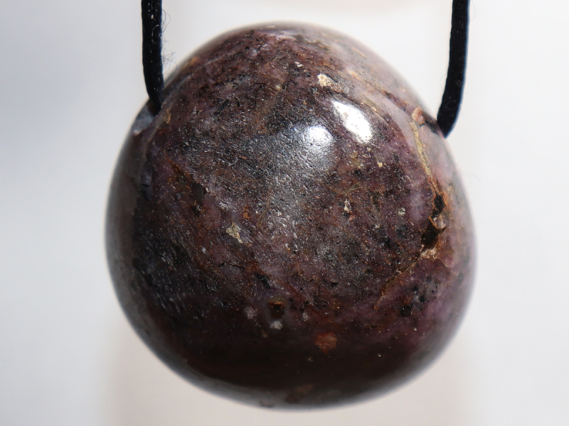 ruby with cord or silver 925