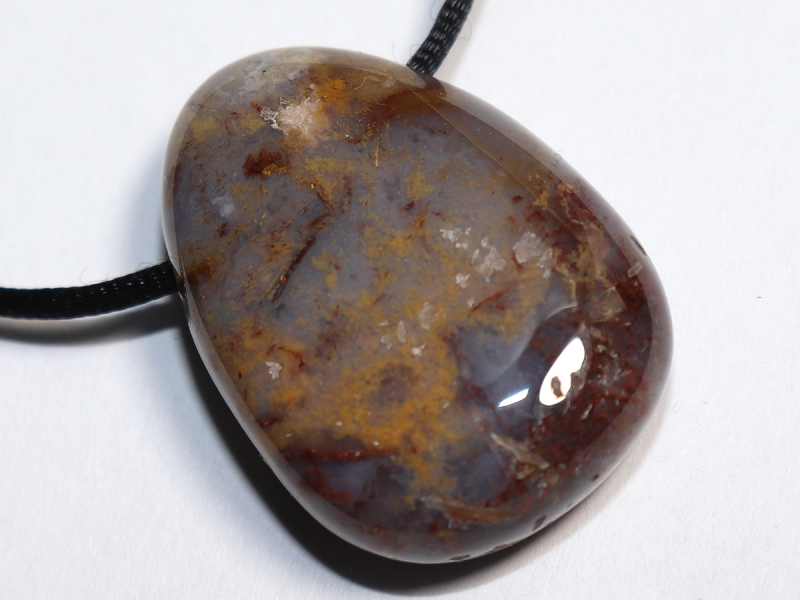 pietersite with cord or silver 925