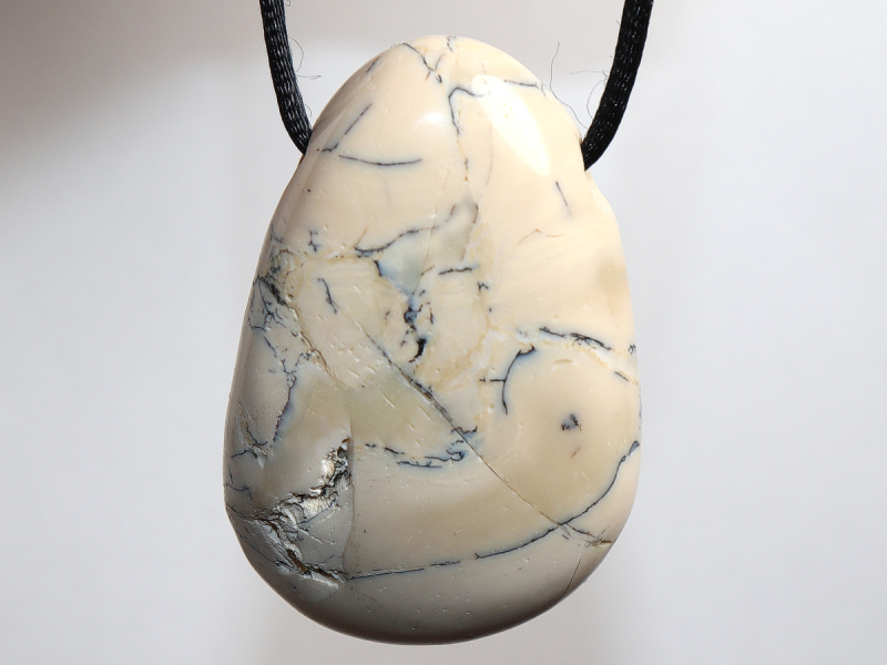 opalite with cord or silver 925