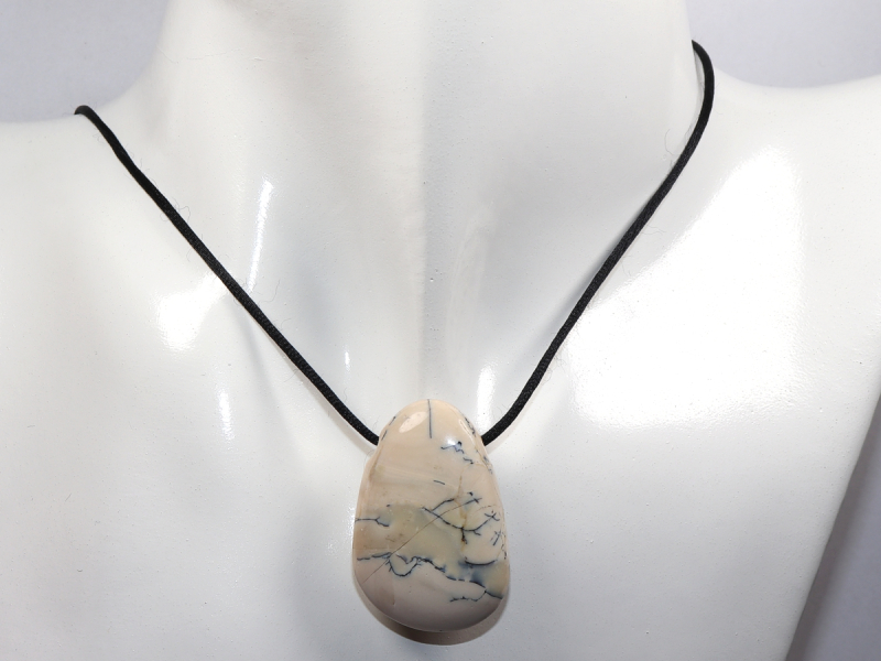 opalite with cord or silver 925