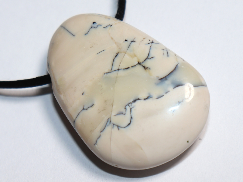 opalite with cord or silver 925