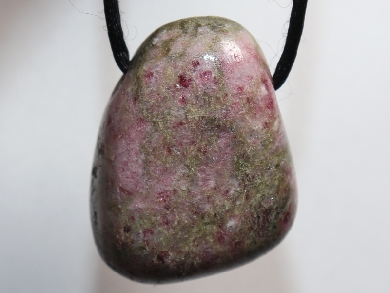 tourmaline with cord or silver 925