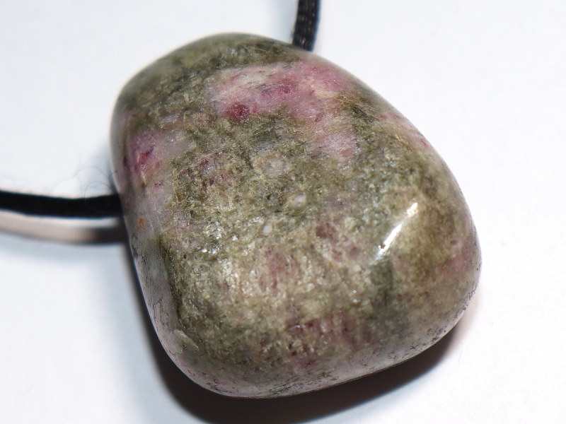 tourmaline with cord or silver 925