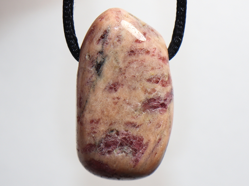 tourmaline with cord or silver 925