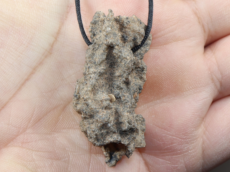 Fulgurit mit Band oder Silber 925