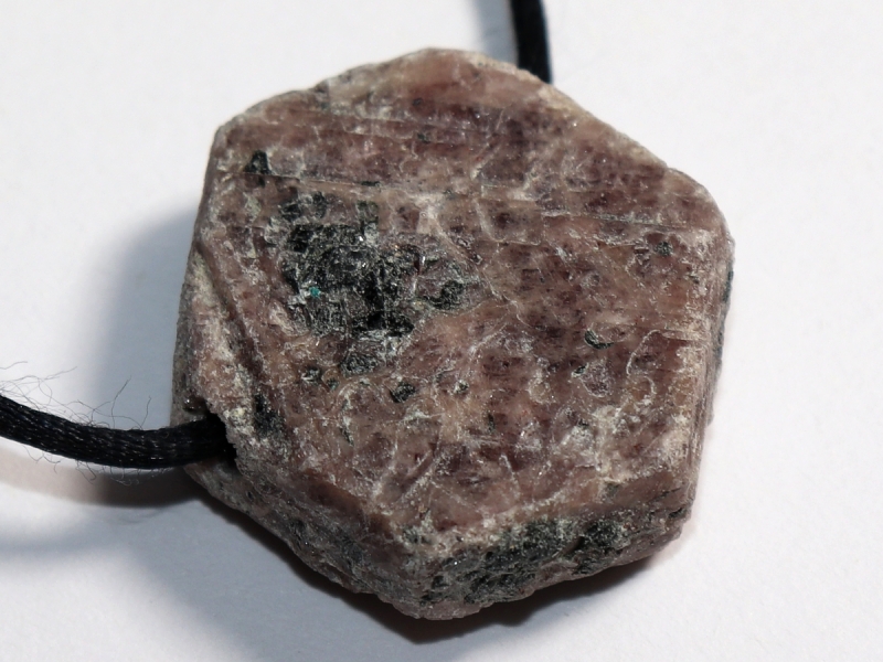 ruby with cord or silver 925