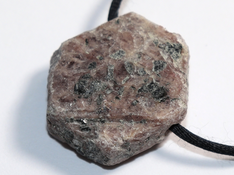 ruby with cord or silver 925