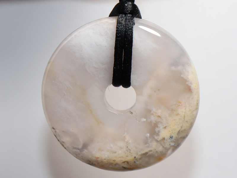 chalcedony with cord
