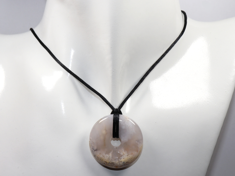 chalcedony with cord