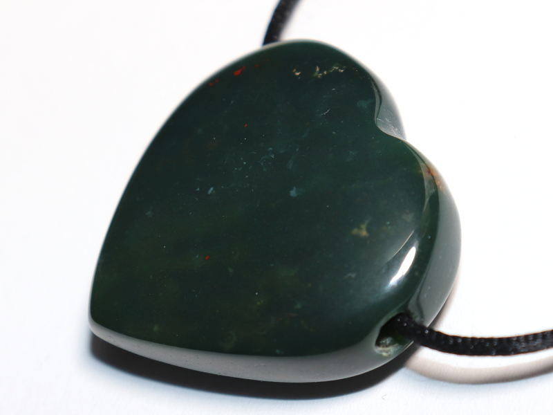 heliotrope with cord or silver 925