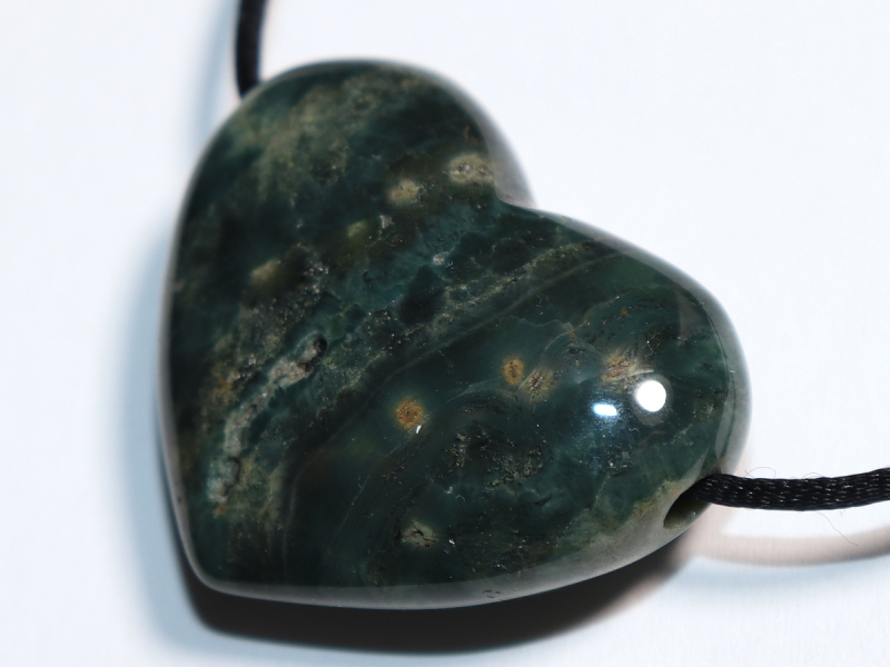 Ozeanjaspis mit Band oder Silber 925