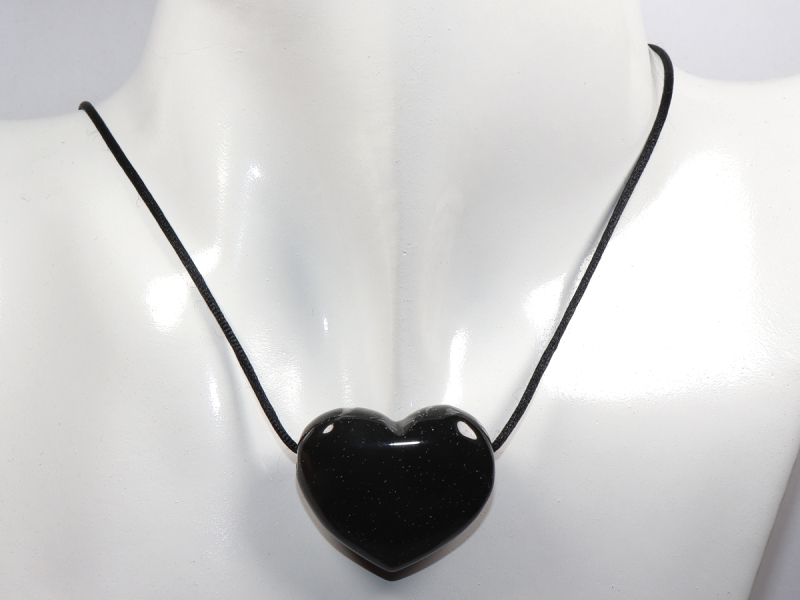 onyx with cord or silver 925