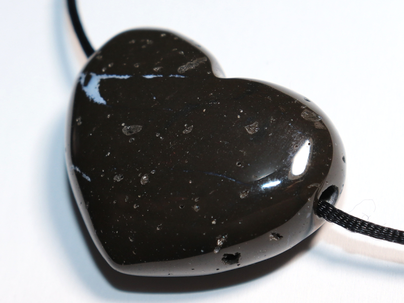 onyx with cord or silver 925