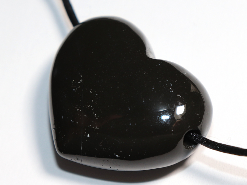 onyx with cord or silver 925
