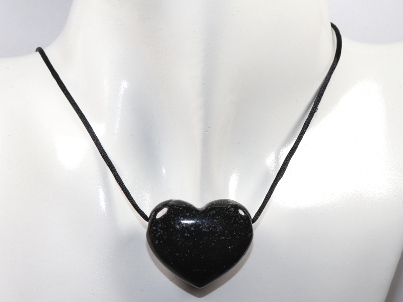 onyx with cord or silver 925