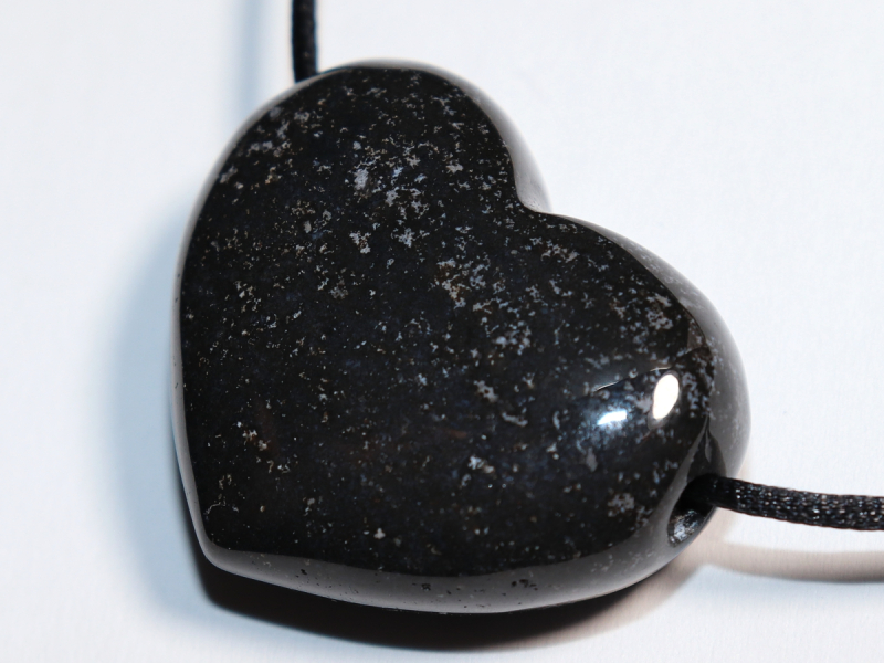 onyx with cord or silver 925
