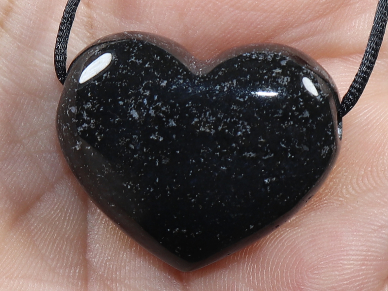 onyx with cord or silver 925