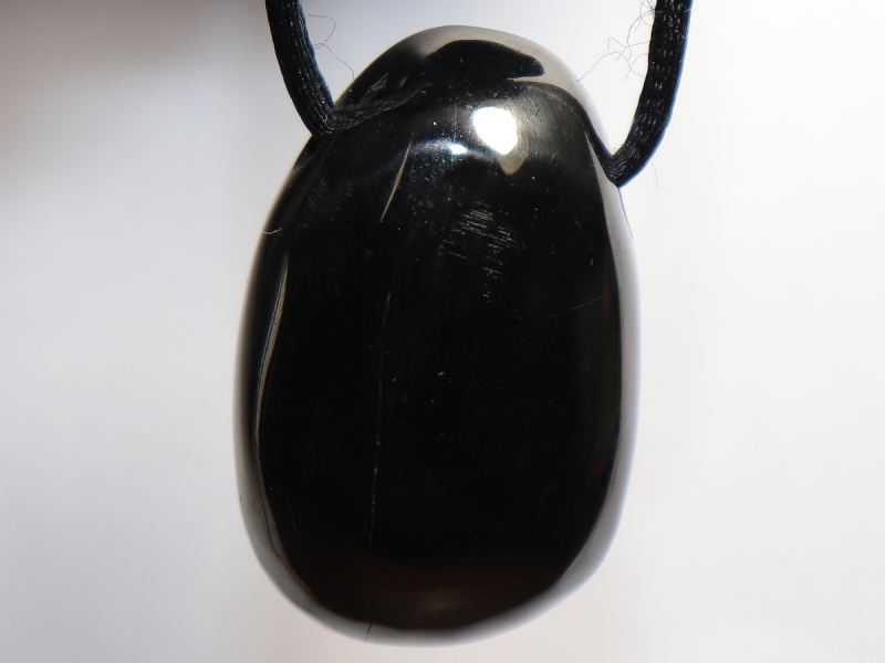 gagate with cord or silver 925