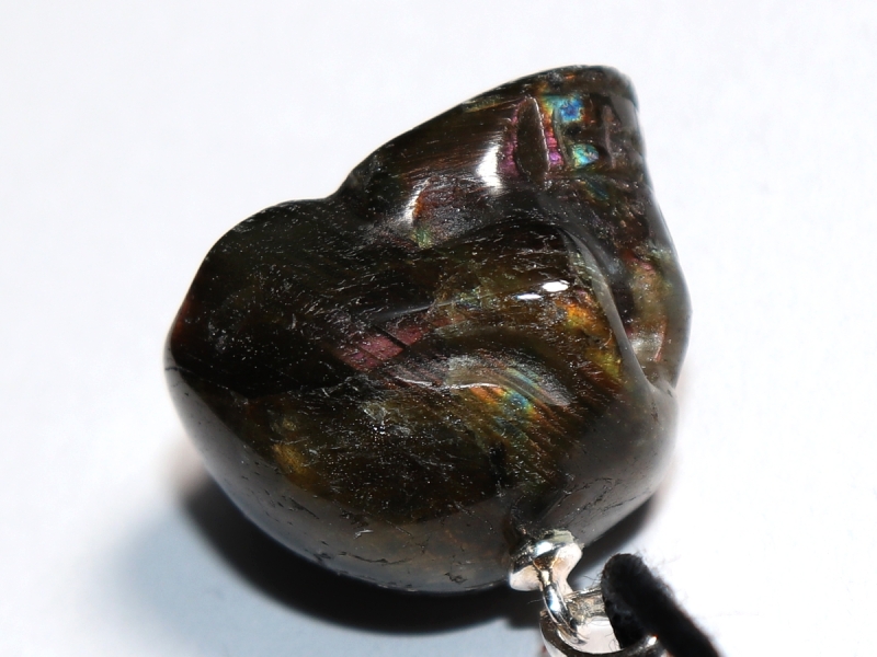 labradorite with cord or silver 925