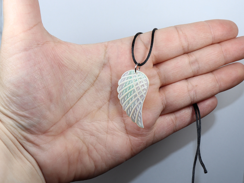 nacre with cord or silver 925