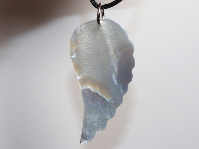 nacre with cord or silver 925