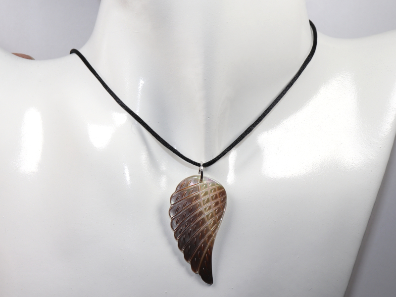 nacre with cord or silver 925