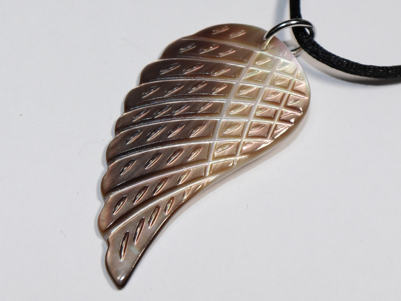 nacre with cord or silver 925